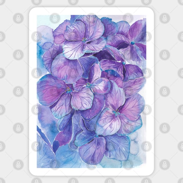 Hydrangea Sticker by feafox92